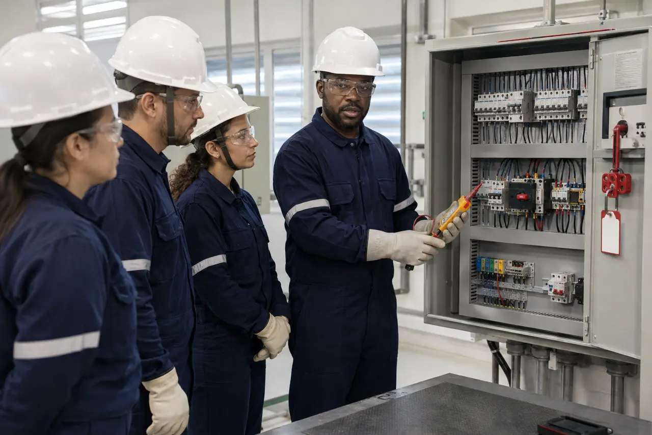 Treinamento de norma regulamentadora em ambiente controlado